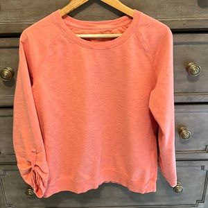 Lands End sweatshirt. Pink size M. Crew collar